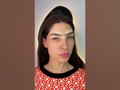 Перманентный макияж бровей | Мастер PMU Алина Янцен #shorts #pmu # ...