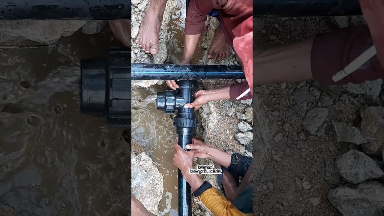 EQUAL TEE HDPE untuk Sambungan pipa hdpe tiga arah 