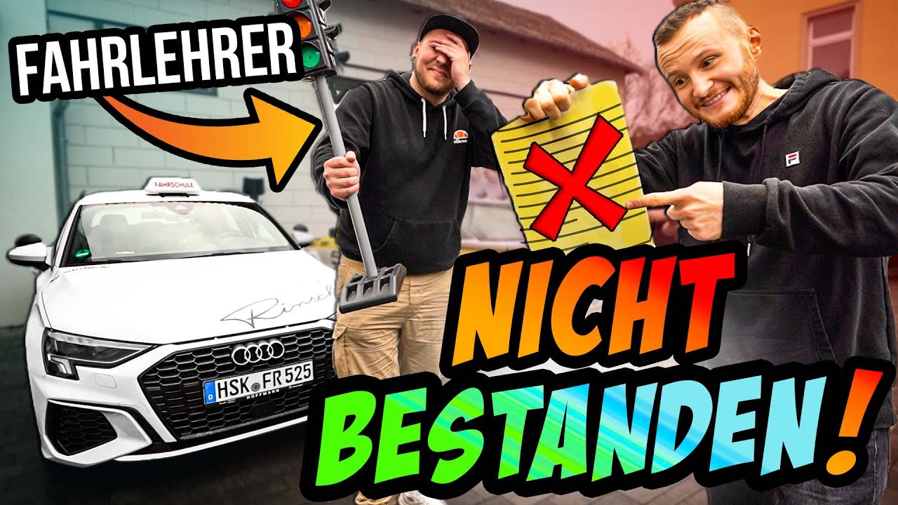 Ich mache die PRAKTISCHE Fahrprüfung! (NICHT bestanden)