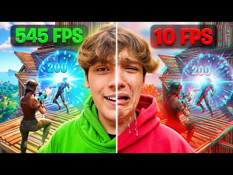A CADA KILL MEU FPS ABAIXA NO FORTNITE 