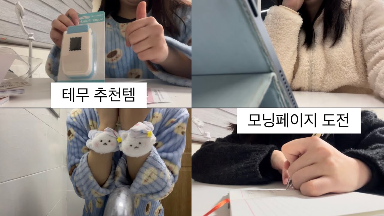 자취생의 출퇴근 브이로그 / 테무 추천템 , 모닝페이지 도전 , 들기름 메밀면 실패하기, 올리브영 망곰이 콜라보