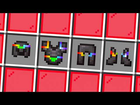 I created ILLEGAL ARMOR in Minecraft