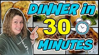 6 MOUTH-WATERING 30 MINUTE MEALS TO MAKE THIS WEEK!! | DINNER IN A HURRY - 30 MINUTES OR LESS!