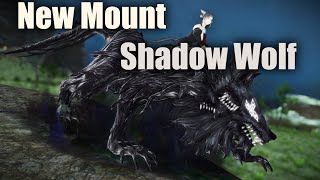 Shadow Wolf Mount  Showcase In 4kuhd