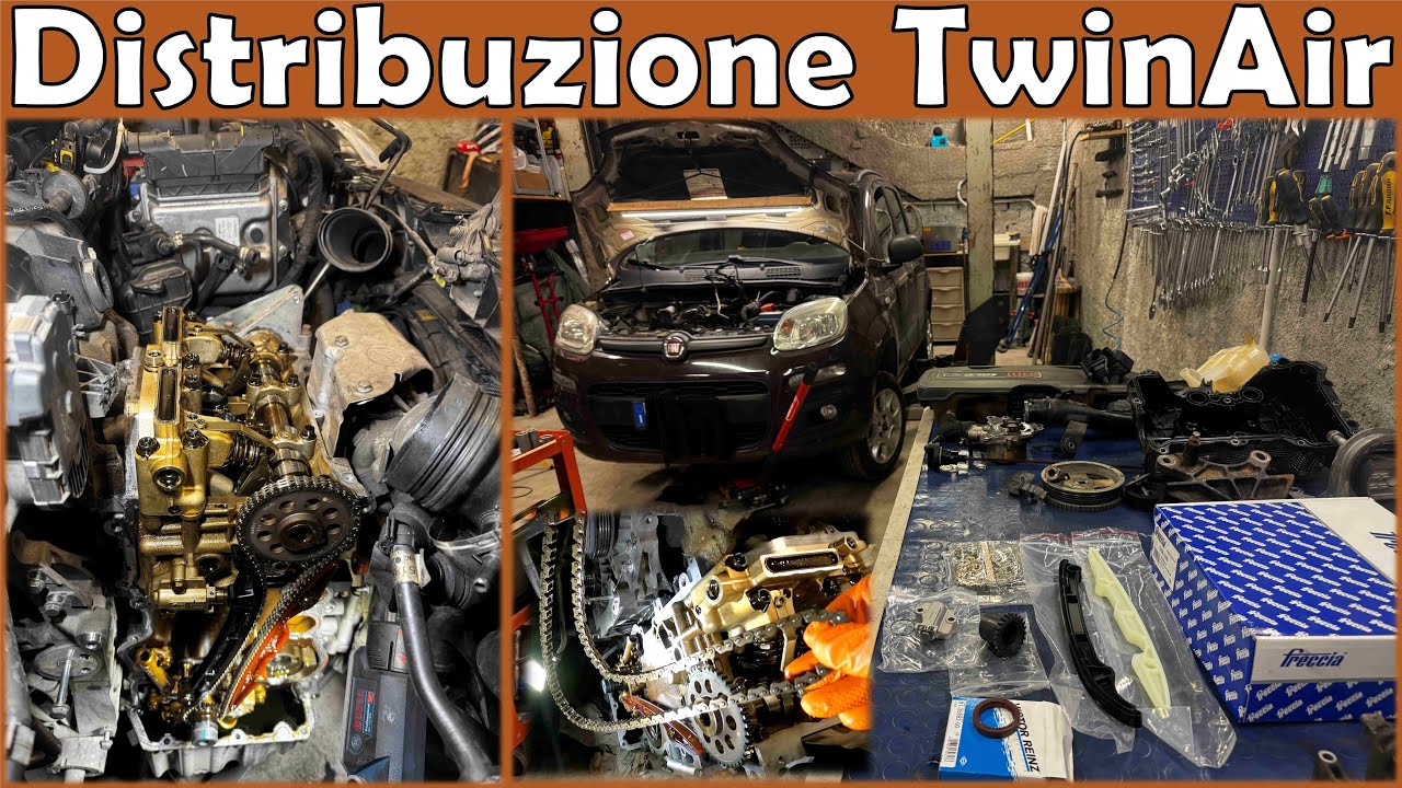 Sostituzione KIT CATENA di DISTRIBUZIONE al Motore Fiat 900 TWIN AIR