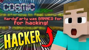 HACKER GETS BANNED IN PVP - Minecraft Factions #5 (CosmicPvP Dungeon Planet)