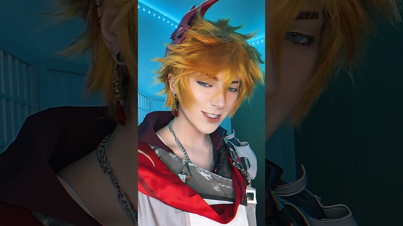 Still not happy with Xiao 🙄 #genshin #genshinimpact #cosplay #cosplayer