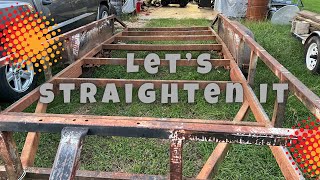 How To Straighten A Bent Frame ( Use your brain, I am not responsible your action!)