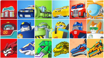 3. Transformers Rescue Bots + Dino Robot Corps #DG5l1lgaine