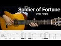 Soldier of Fortune - Deep Purple - Fingerstyle Guitar Tutorial TAB + Chords + Lyrics