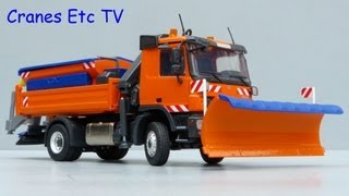 Conrad Mercedes Benz Actros Snow Plough And Spreader By Cranes Etc Tv