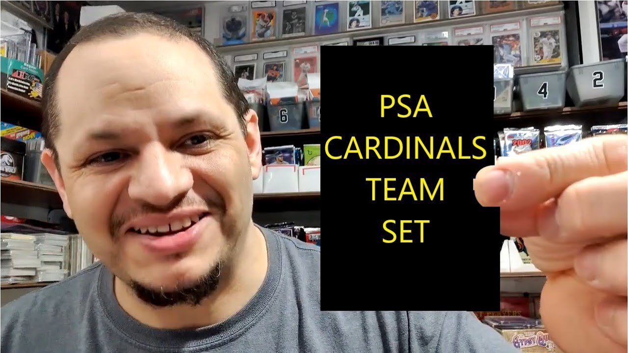 PSA, Cardinals team cards, 412022 YouTube