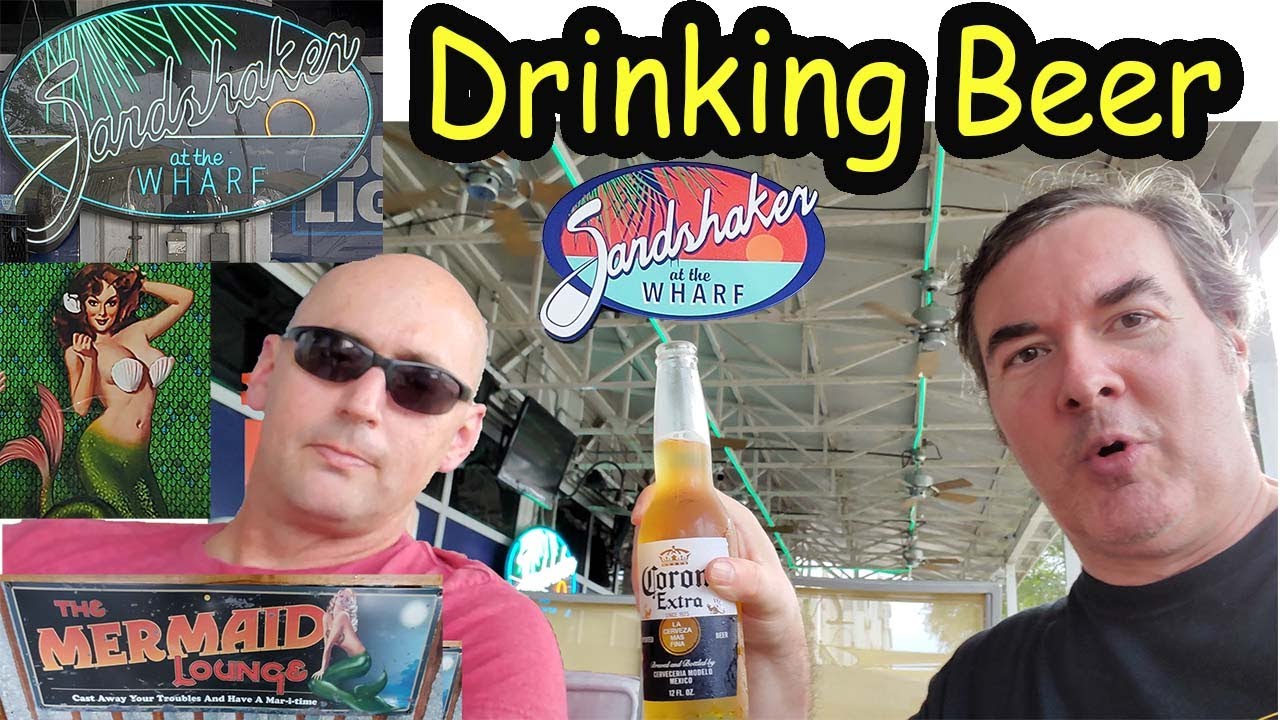 Drinking Beer at The Wharf Orange Beach, AL Tour of Beer Drinking at The Sandshaker