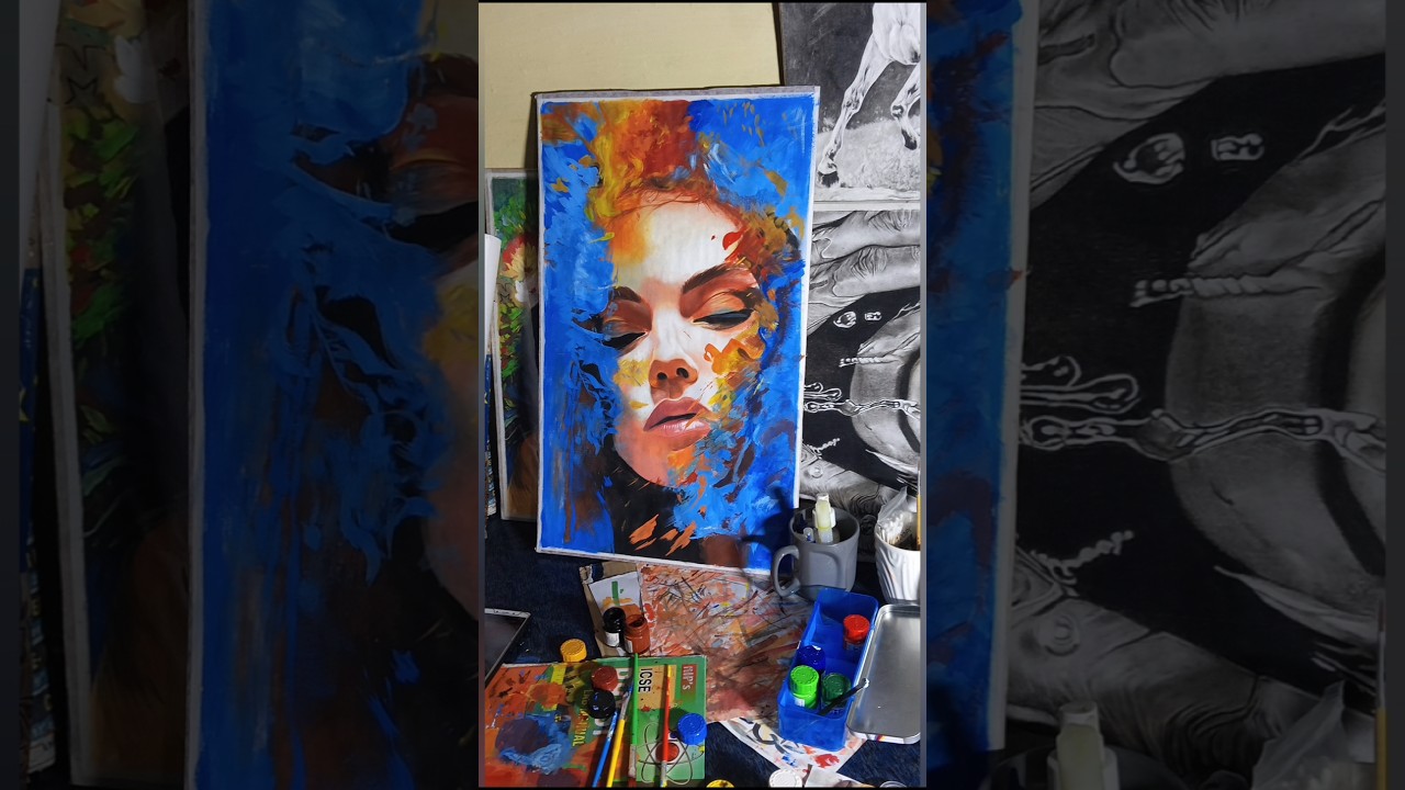 painting can fill your life with colours,  just try it 