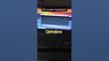 on screen keyboard tricks #computer #tranding #shorts #windows #shortcutkeys #shorts