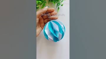 DIY Paper Craft Honeycomb ball #shortsfeed #diy #ytshorts #shorts #craft #crafts #ytshort #ytviral