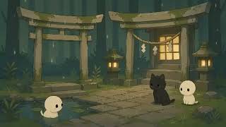 Midnight Temple Radio | Japanese Folk Lofi for Yokai Garden Nights | Paralife