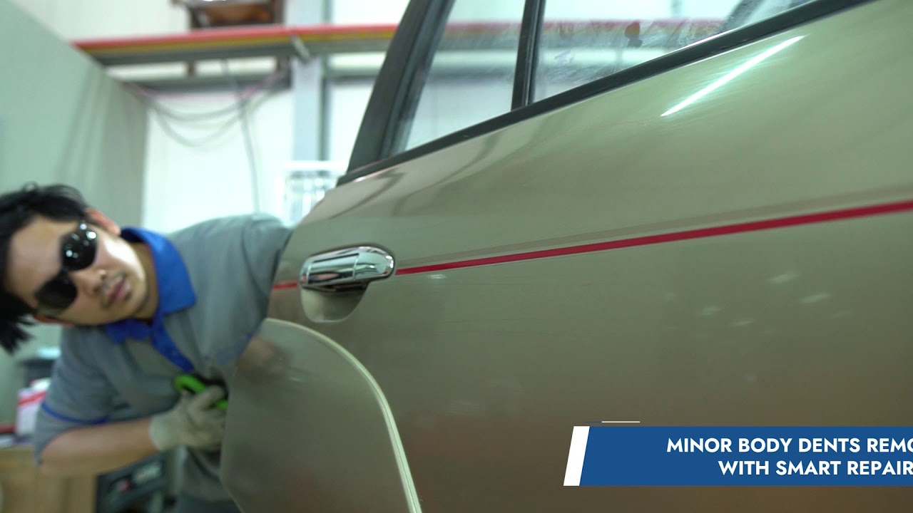 Minor Body Dent Repairs with SMART repair at Auto Central UAE YouTube