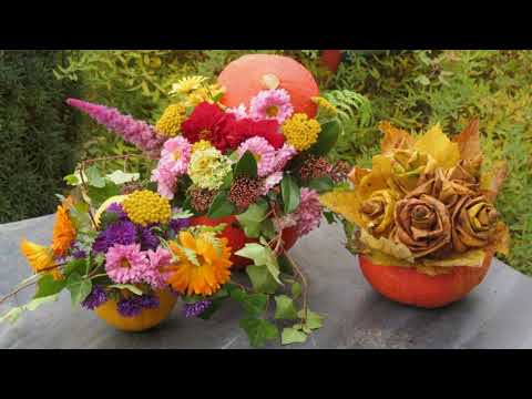 Video: Wie Man Rosen Aus Herbstlichen Ahornblättern Macht