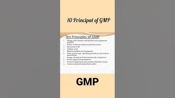 GMP principal #pharma #guidelines #gmp #cgmp #pharmaindustry #pharmacy