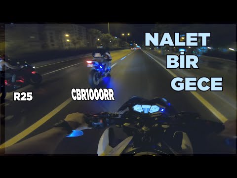 Z800 & CBR1000RR & R25 GECE GAZLAMASI