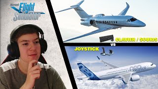 Est-il POSSIBLE de JOUER au CLAVIER/SOURIS sur MSFS2020 ? ⌨️ CLAVIER/SOURIS VS JOYSTICK 🕹️ screenshot 5