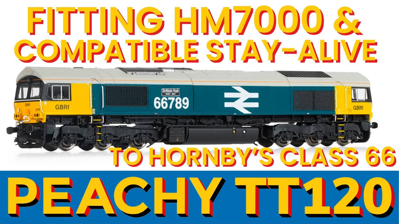 Hornby TT120 class 66 Stay-alive install HM7000 
