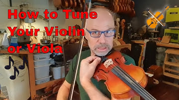 How to tune your violin or viola the right way