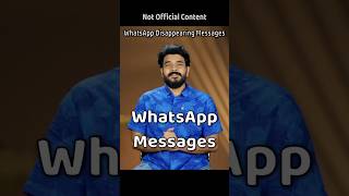 WhatsApp Disappearing Messages #prasadtechintelugu #technews #tech #whatsapp #message #new #update