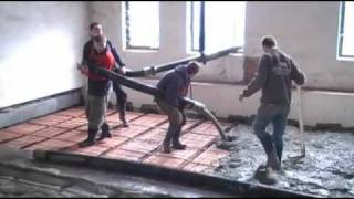 beton storten 1ste verdieping