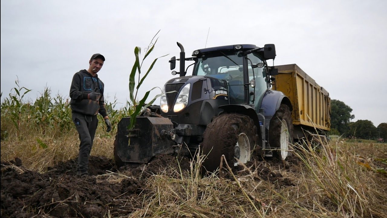 Kukurydza EXTREME | Mega Wtopy!  | ciągniki po osie w bagnie | Firma Nowak