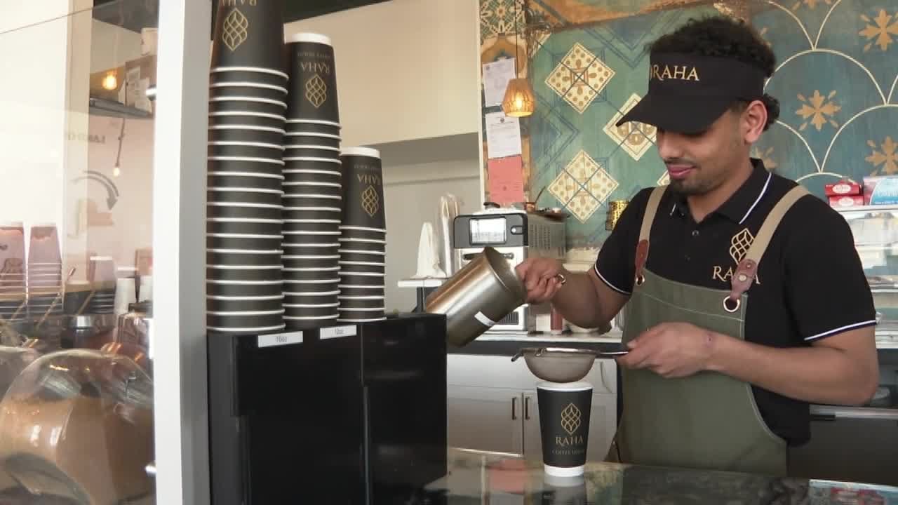 'It feels like you're back home': Raha Coffee House opens in Black Rock