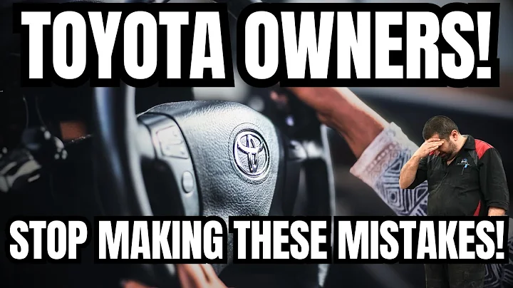 Toyota Owners Stop Making These Critical Mistakes!