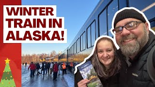 A 12 Hour Train Ride Through Alaska in the WINTER! Almost 40 degrees BELOW Zero! Alaska Railroad