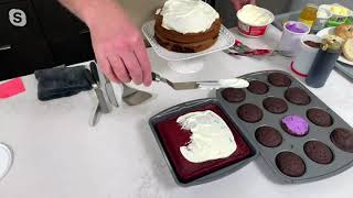 3-Piece Stainless Steel Offset Spatulas with Soft Grip Handles on QVC screenshot 3