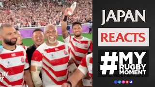 How Japan reacted to Rugby World Cup win! | #MyRugbyMoment How Japan reacted to Rugby World Cup win! | #MyRugbyMoment