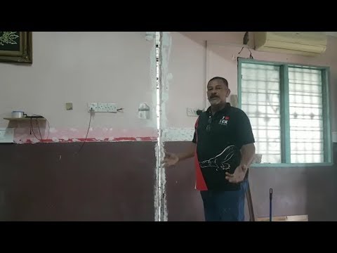 22 rumah kos rendah retak, mendap
