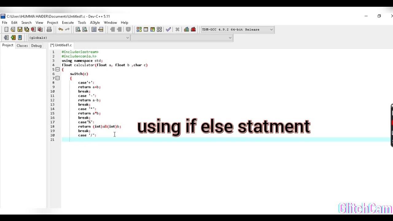 #calculator #devC++ #C++ How to make a calculator on dev C++ - YouTube