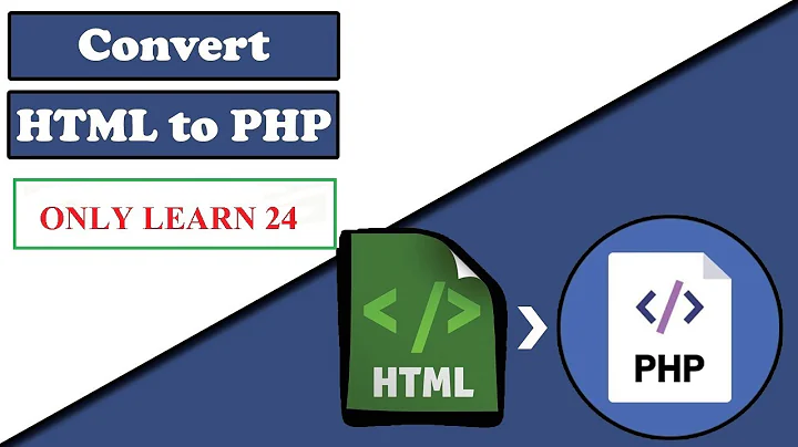 Convert HTML To PHP, How to Convert a Template in PHP,