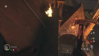 Cod WW2 Shadowed throne on top of the church glitch