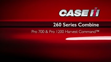 Axial Flow 260 Combine - 700 vs 1200 Harvest Command