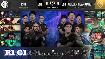 TSM vs Golden Guardians - Game 1 | Round 1 Playoffs S10 LCS Summer 2020 | TSM vs GG G1