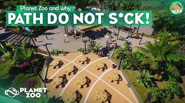 Why the Pathsystem actually is not that bad (Planet Zoo/ Planet Coaster)