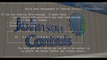 Ransomware group demands $51 million from Johnson Controls after cyber attack