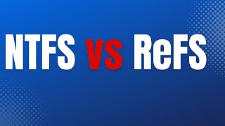 Famous NTFS and ReFS comparison chart with LAB Profile