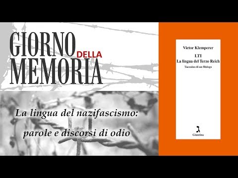 La lingua del nazifascismo: parole e discorsi di odio