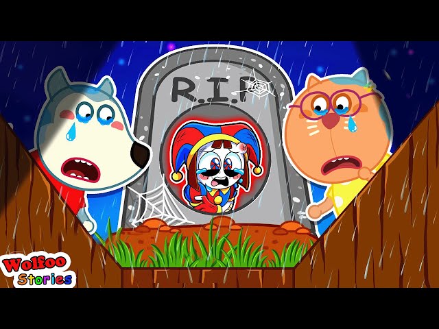 Pomni! Please Come Back Home! ⭐️ Wolfoo and Kat Funny Cartoon For Kids @KatFamilyChannel class=