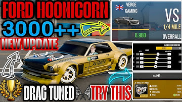 FORD HOONICORN FASTEST DRAG TUNING SETUP AND GEARBOX CONFIGURATIONS IN CAR PARKING MULTIPLAYER 2
