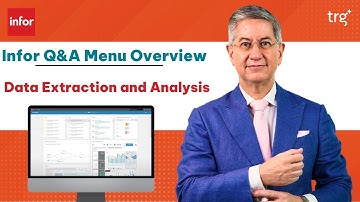 Infor Q&A Menu Overview: Mastering Data Extraction and Analysis