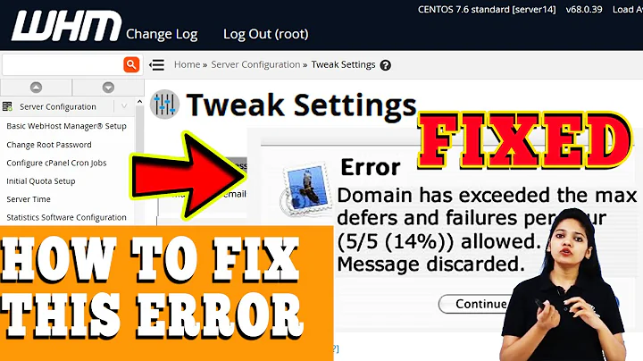 HOW TO FIX-Error "Domain exceeded max defers and failures per hour" [STEP BY STEP]☑️